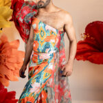 Silkprint Orange Mutli Coloured